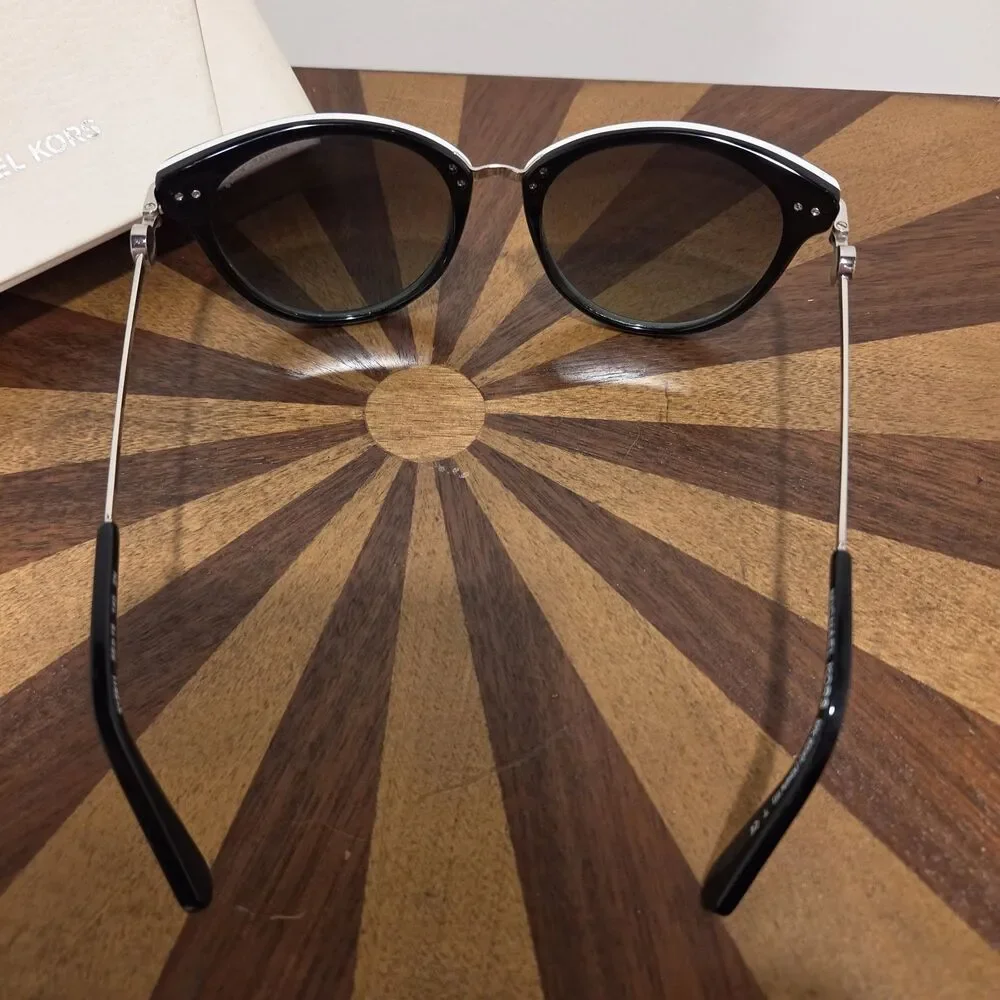 Michael Kors Abela III Sunglasses Frames Womens Case Blue Designer Shades